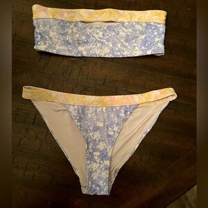 Onia Strapless Cutout Bikini Top & Bottoms